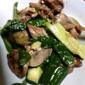 チャウダー's cooksnap of when they made ハツとたたキュウリの塩ダレ炒め.