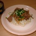 おこのすけ's cooksnap of when they made 豚きのこ丼.