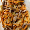 ame-ikuru's cooksnap of when they made 牛肉と野菜の炒め物.