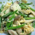 myukitty's cooksnap of when they made アスパラ＆エリンギの彩りチーズ炒め.