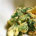 ほーま's cooksnap of when they made 小松菜とゆで卵のサラダ.