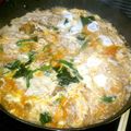 カツオくん家's cooksnap of when they made フライパンで作るかんたん親子丼.