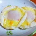 ronchanuff's cooksnap of when they made 餃子の皮で簡単餅ピザ☆おやつに♪.