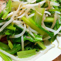 ティナたま's cooksnap of when they made 節約☆もやしと小松菜の中華炒め.