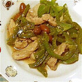 harumaryo's cooksnap of when they made 豚ヒレ肉とピーマンのオイスター炒め☆.