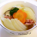 PanDomo's cooksnap of when they made 新たまねぎのまるごとスープ.