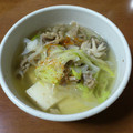 masiruku's cooksnap of when they made あっさり旨い！褐毛和牛とセリの肉すい.