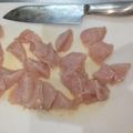 yama_miu's cooksnap of when they made 鶏ムネ肉は切り方次第でやわらかく♡.