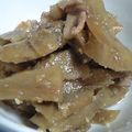 Chikalo's cooksnap of when they made 牛肉と牛蒡の田舎煮.