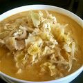 きなこもち614's cooksnap of when they made チーズがとろ～り辛ラーメンでユッケジャン.