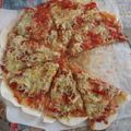 ほ～ちゃん♪'s cooksnap of when they made ✿餃子の皮で簡単ピザ風✿.
