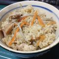 ジェームス照美's cooksnap of when they made ☆三ツ星☆鶏肉の炊き込みご飯.