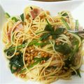 yuricka's cooksnap of when they made 納豆とホウレン草の和風パスタ.