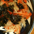 青菜倶楽部's cooksnap of when they made 人参ともやしの海苔醤油和え.