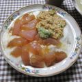 愛音いろは's cooksnap of when they made づけマグロと漬物混ぜやまかけどんぶり！.