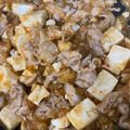 mipunya's cooksnap of when they made 豚こまマーボー（麻婆豆腐）.