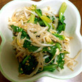 蒼くんのお母さん's cooksnap of when they made ほうれん草ともやしのナムル.