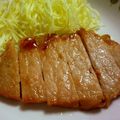 azu817's cooksnap of when they made ご飯が進む～豚ロースの味噌漬け.