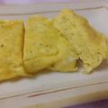melonty's cooksnap of when they made お弁当に粉チーズとパセリの卵焼き.