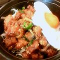 フウミン's cooksnap of when they made 梅味噌ニンニクだれでガッツリ☆鶏肉丼.