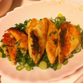 ogimiaika's cooksnap of when they made ささみの梅・チーズ・しそ サンド焼き.