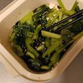 アクセル☆'s cooksnap of when they made 作り置き、小松菜のわさびナムル。.