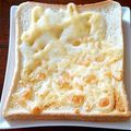 ab4's cooksnap of when they made 超簡単☆超絶品☆ マヨチートースト.