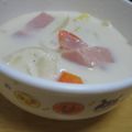 マーヨ's cooksnap of when they made 具たっぷり！みるくスープ.