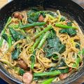 なーなちゃん's cooksnap of when they made フライパンひとつ♪♪クリームスパゲティ.