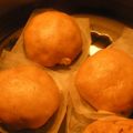 kazeee's cooksnap of when they made フライパンで焼き肉まん。.