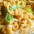 花蝶森's cooksnap of when they made 豆腐の照り焼き*ネギ卵のそぼろ掛け*.