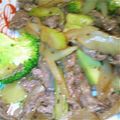 toujours＊'s cooksnap of when they made 牛肉とセロリのオイスターソース炒め.