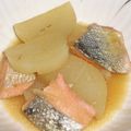 mipoママ's cooksnap of when they made 大根と鮭の味噌煮.