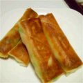 ＤＱ９'s cooksnap of when they made おつまみに☆エビとアボカドのチーズ春巻き.