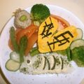 白いぐれーぷ's cooksnap of when they made デコ弁✿　観察日記.
