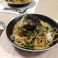 ryuaska's cooksnap of when they made 大根と揚げ餅のパスタ.