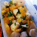 すみれこっち's cooksnap of when they made 帆立のサラダ　鮮やかオレンジ風味.
