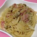 ちゅんな's cooksnap of when they made ★あさりのしょうゆスパゲッティ★.