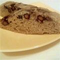 ★estrella★'s cooksnap of when they made 余った黒豆リメイク！HM黒糖＆黒豆ケーキ.