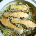 まいおんど's cooksnap of when they made 鮭の土鍋蒸し　ポン酢風味.