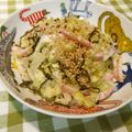 m@n@'s cooksnap of when they made ☆　かまぼことキャベツの塩昆布和え　☆.