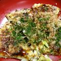 豆とオリーブ's cooksnap of when they made レンコンdeもちもちふわふわお好み焼き.