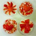 Asukalala's cooksnap of when they made いちごのｸﾘｰﾑﾁｰｽﾞババロア.