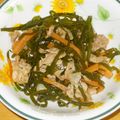 みほっちさん's cooksnap of when they made 豚肉ときざみ昆布の炒め物.