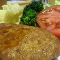 ぶっきい's cooksnap of when they made ❤豆腐ハンバーグ❤.