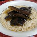 miniいちご's cooksnap of when they made なすのぶっ掛けそうめん.