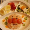 shimiccho's cooksnap of when they made 1歳の誕生日アンパンマンプレート.
