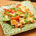 ちべターリー's cooksnap of when they made 赤黄緑の色鮮やか、ピーマン炒め.