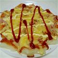 ＊ﾁｮｺ＊'s cooksnap of when they made フライパンで餅ピザ.