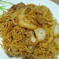 ゆずゆかぽん's cooksnap of when they made ピリッ！！豚キムチ焼きそば～ん☆.